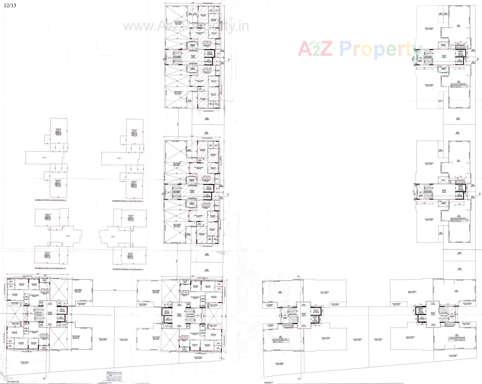 Layout of real estate project Mahadev Lavish located at Ghuma, Ahmedabad, Gujarat