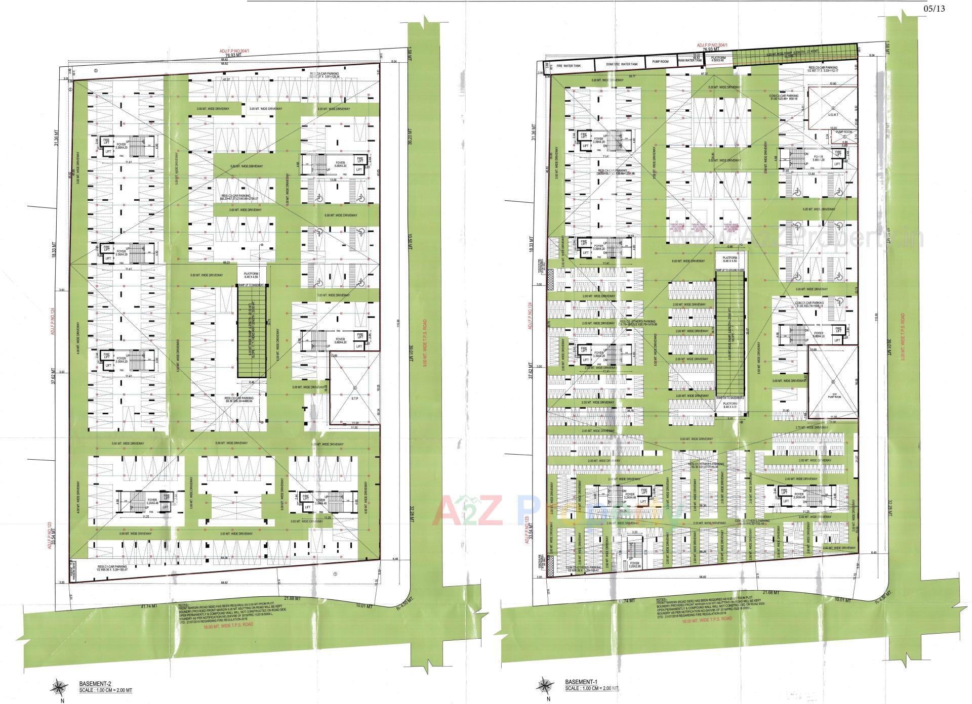 Layout of real estate project Mahadev Lavish located at Ghuma, Ahmedabad, Gujarat