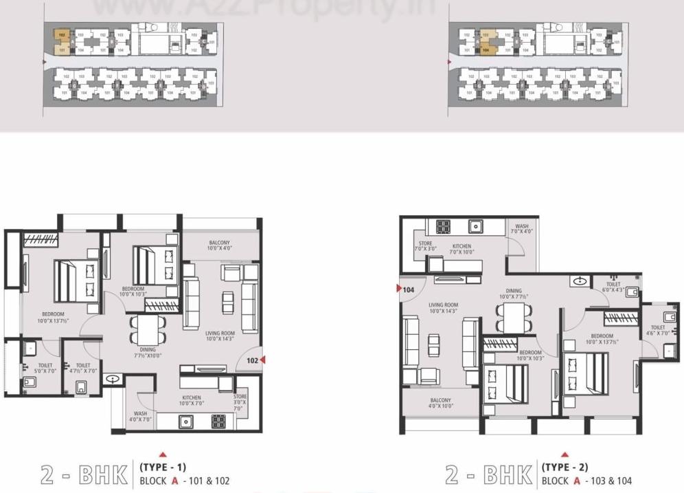 Layout of real estate project Mahadev Residency located at Ramol, Ahmedabad, Gujarat