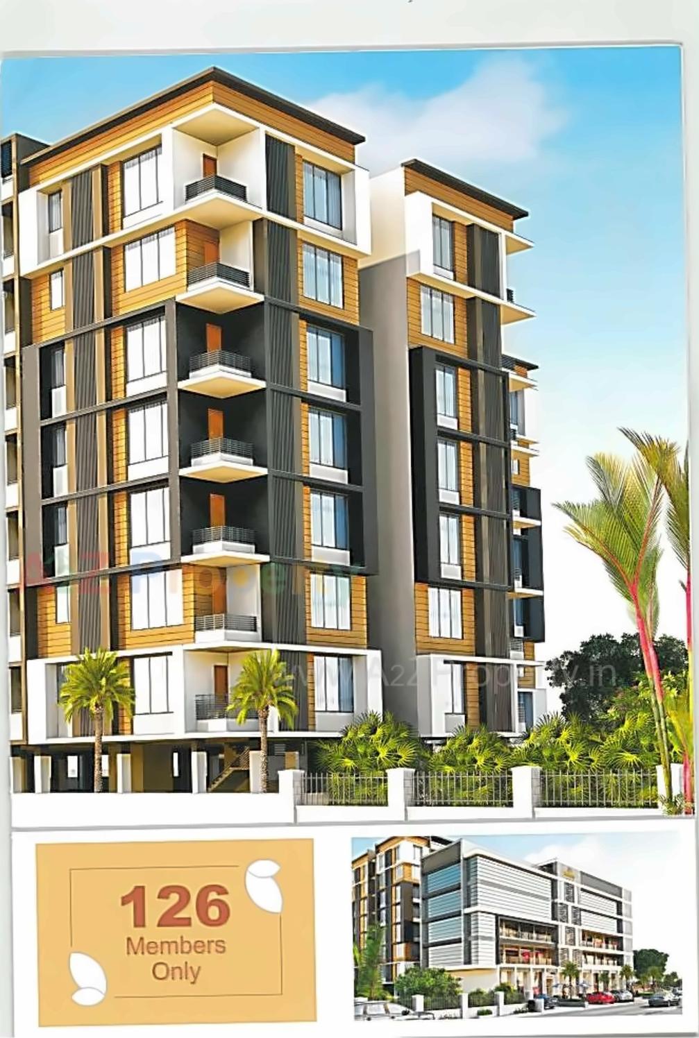 3D Elevation of real estate project Mahavir Status located at Nikol, Ahmedabad, Gujarat