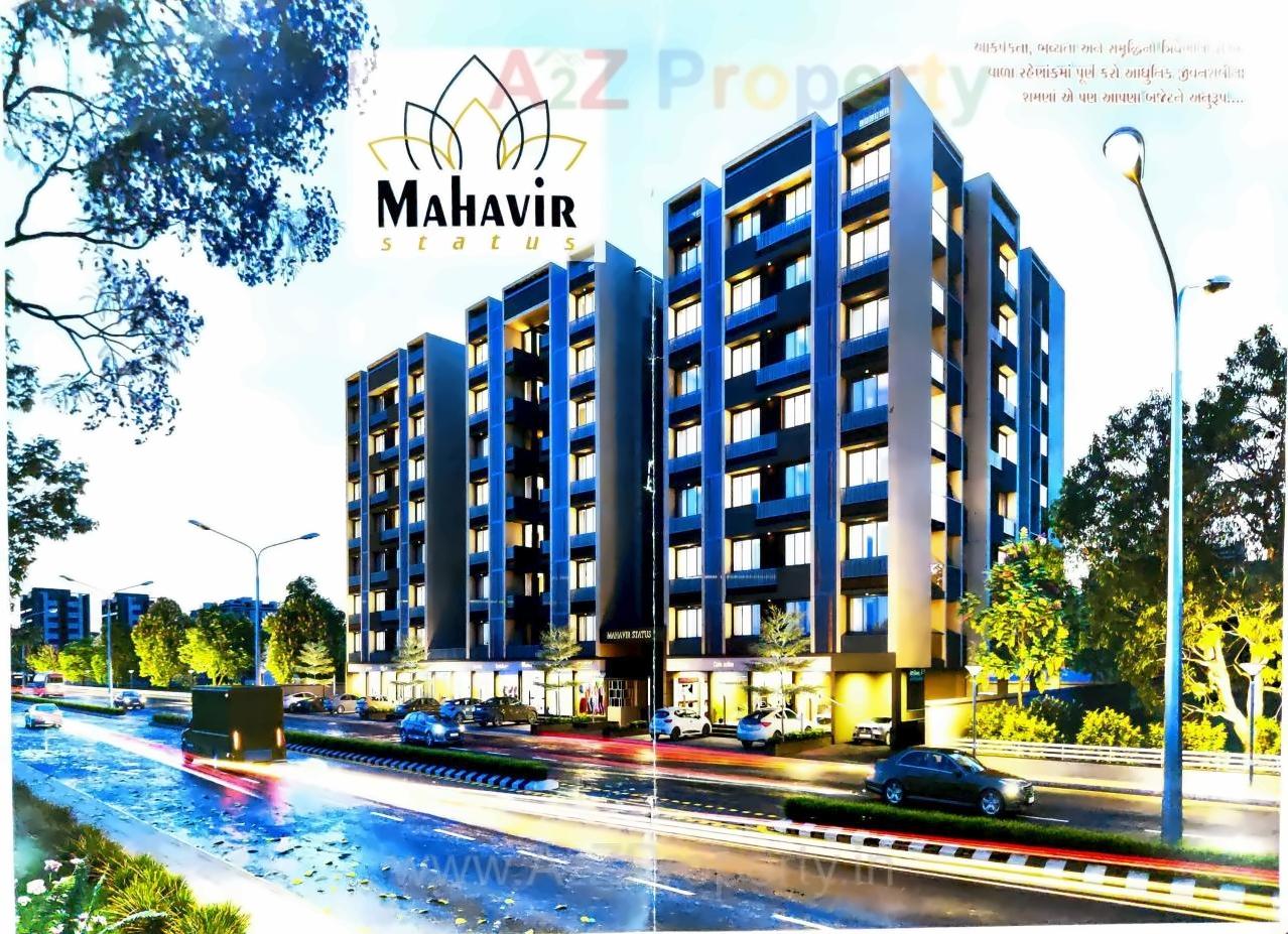3D Elevation of real estate project Mahavir Status located at Ahmedabad, Ahmedabad, Gujarat