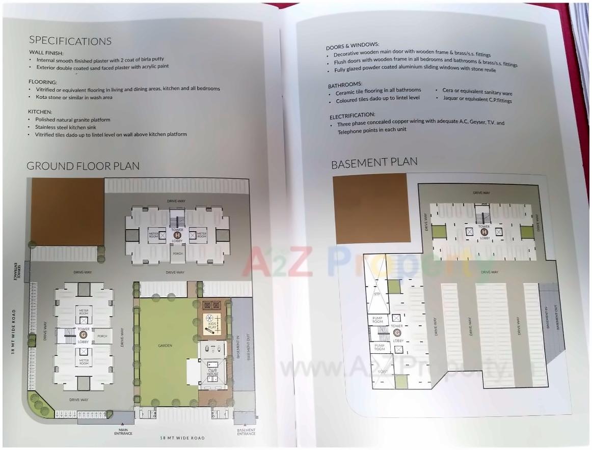 Layout of real estate project Maher Homes located at City, Ahmedabad, Gujarat