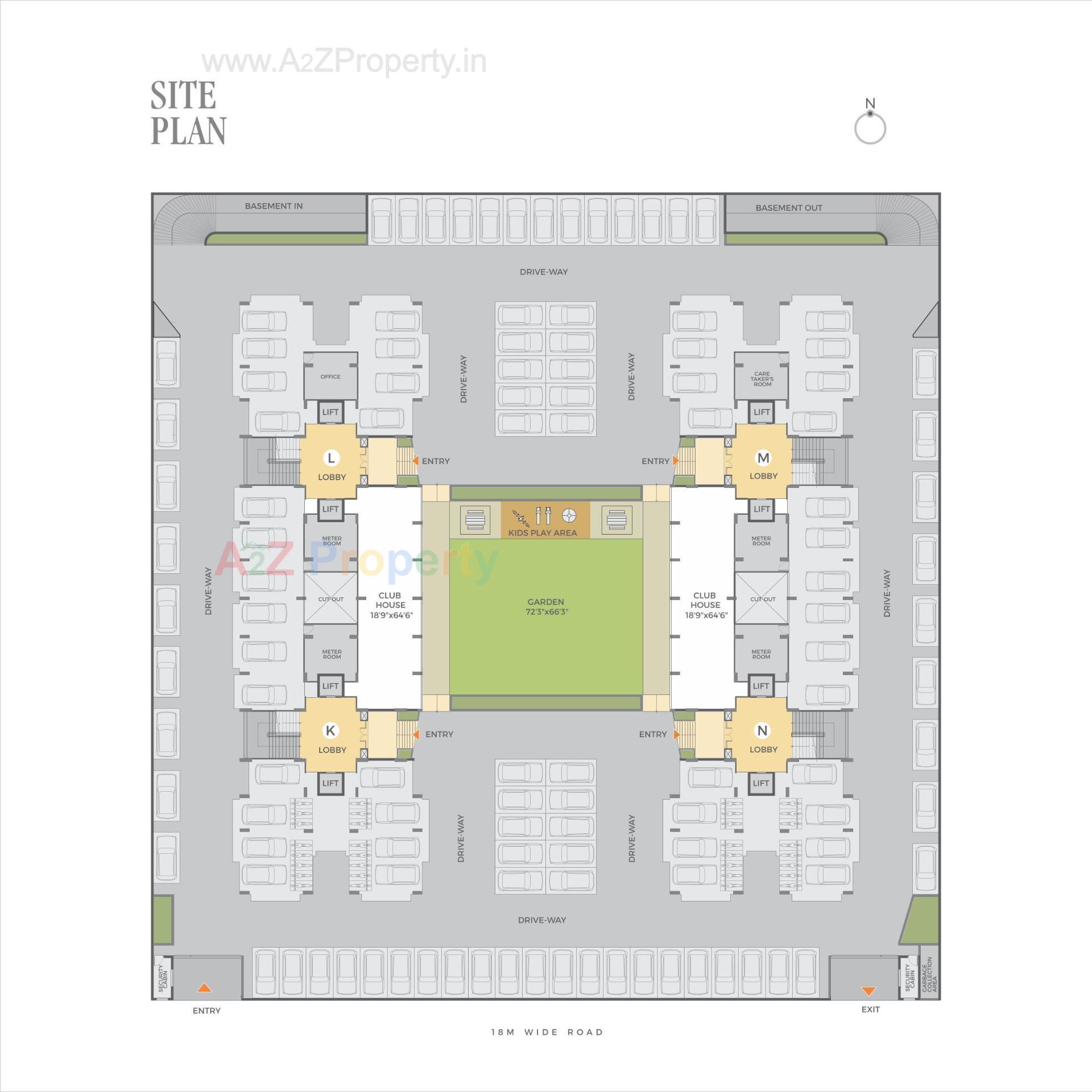Layout of real estate project Maher Homes located at Ahmedabad, Ahmedabad, Gujarat
