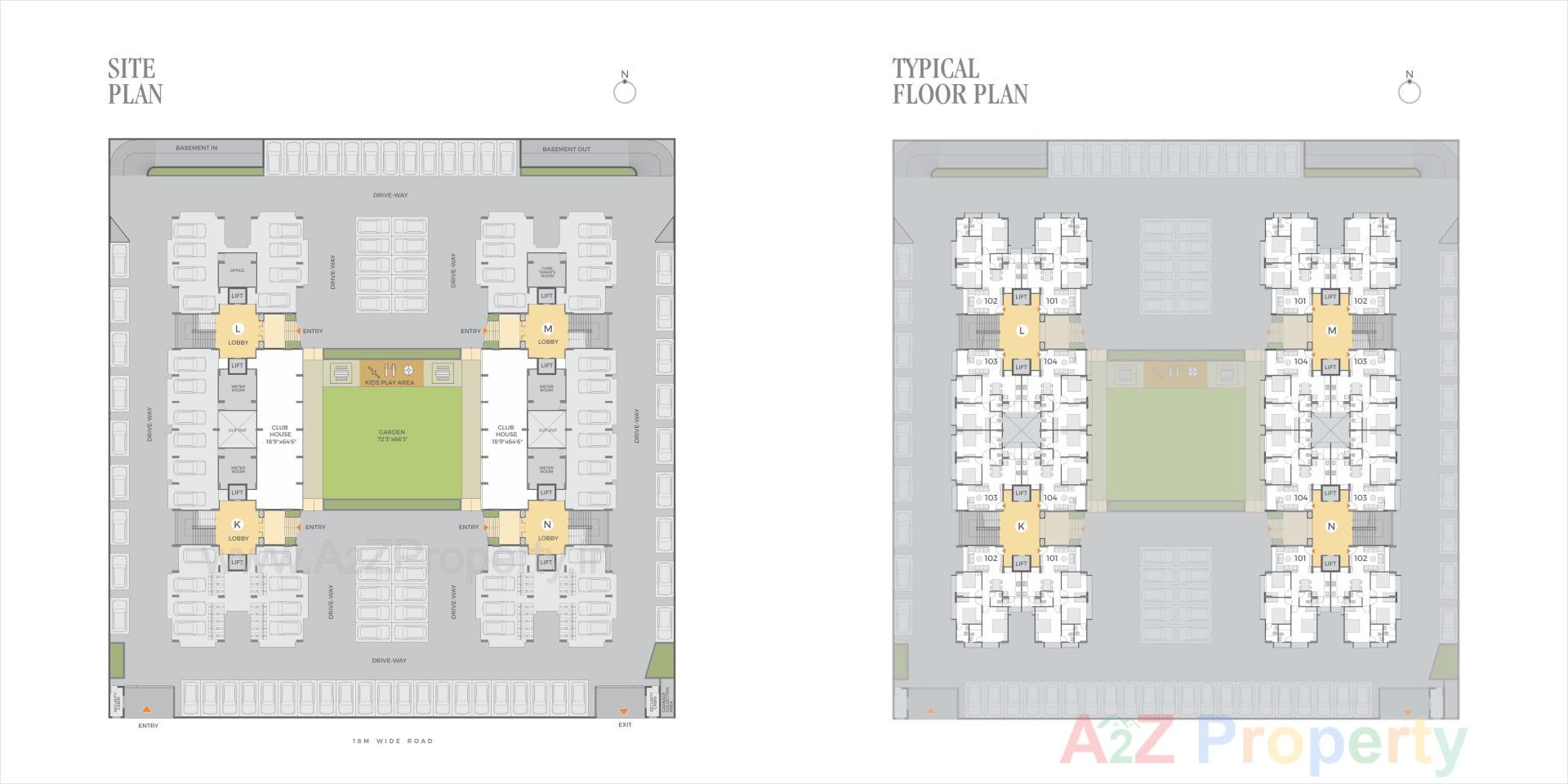 Layout of real estate project Maher Homes located at Ahmedabad, Ahmedabad, Gujarat