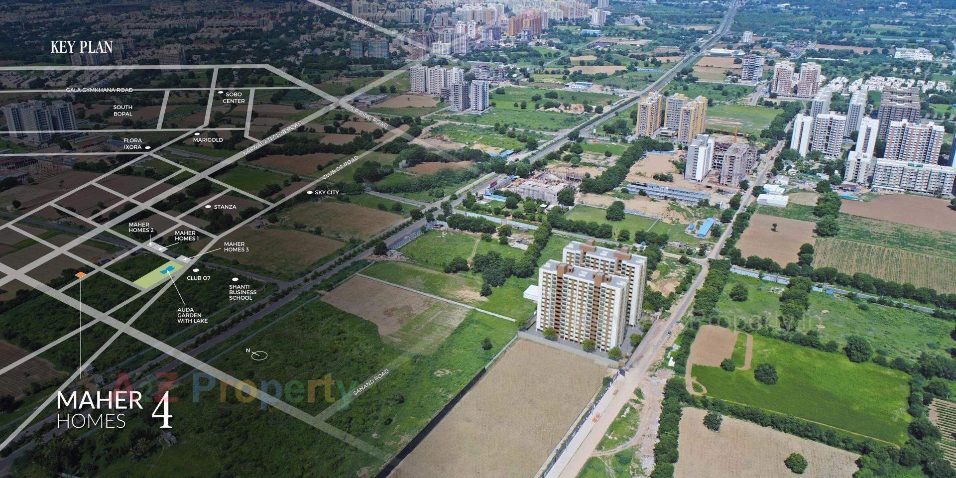 3D Elevation of real estate project Maher Homes located at Ahmedabad, Ahmedabad, Gujarat