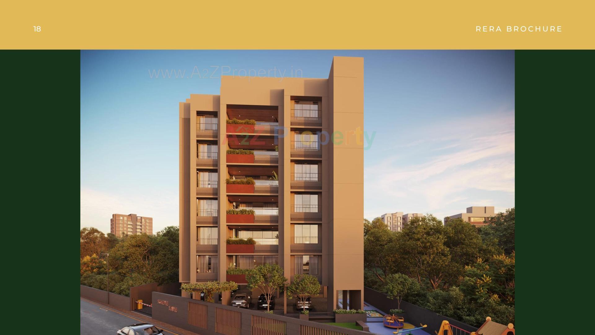 3D Elevation of real estate project Mahi Vista located at Vejalpur, Ahmedabad, Gujarat