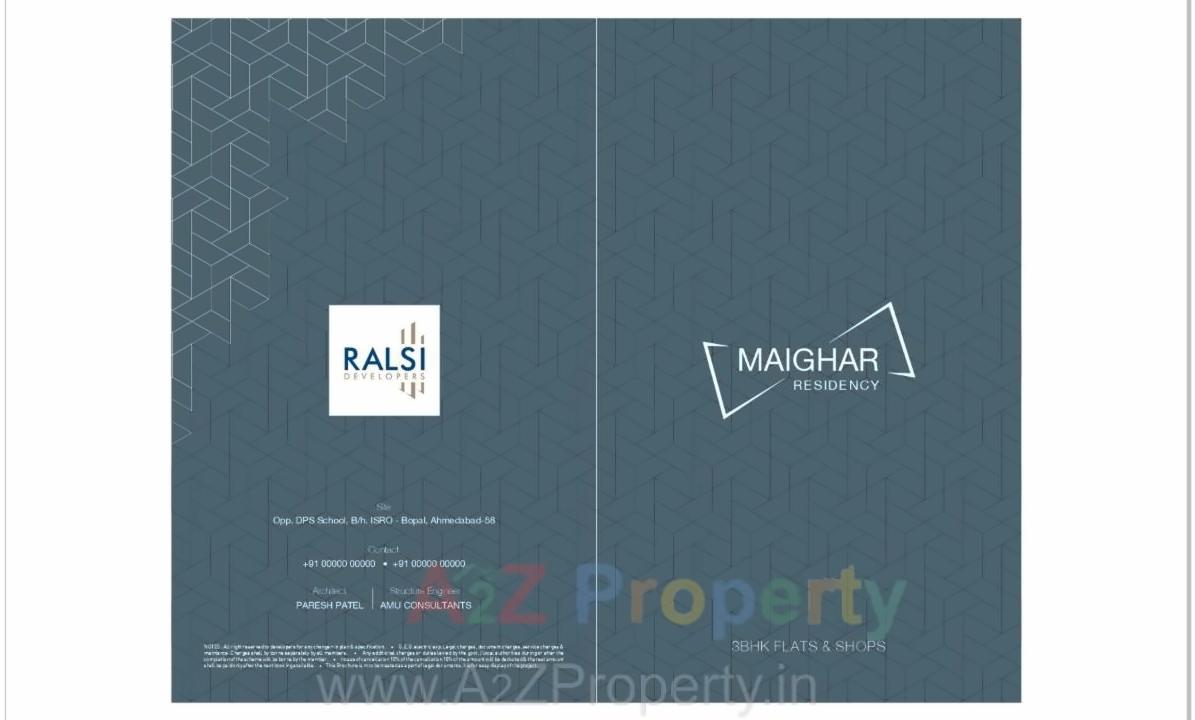  of real estate project Maighar Residency located at Ghuma, Ahmedabad, Gujarat