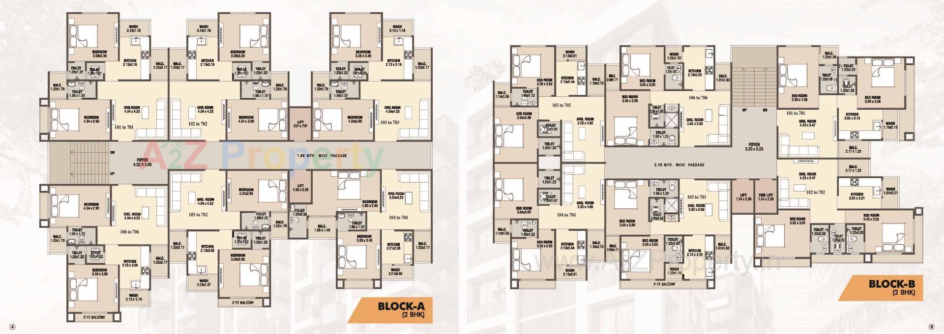 Layout of real estate project Maimunah Residency located at Danilimda, Ahmedabad, Gujarat