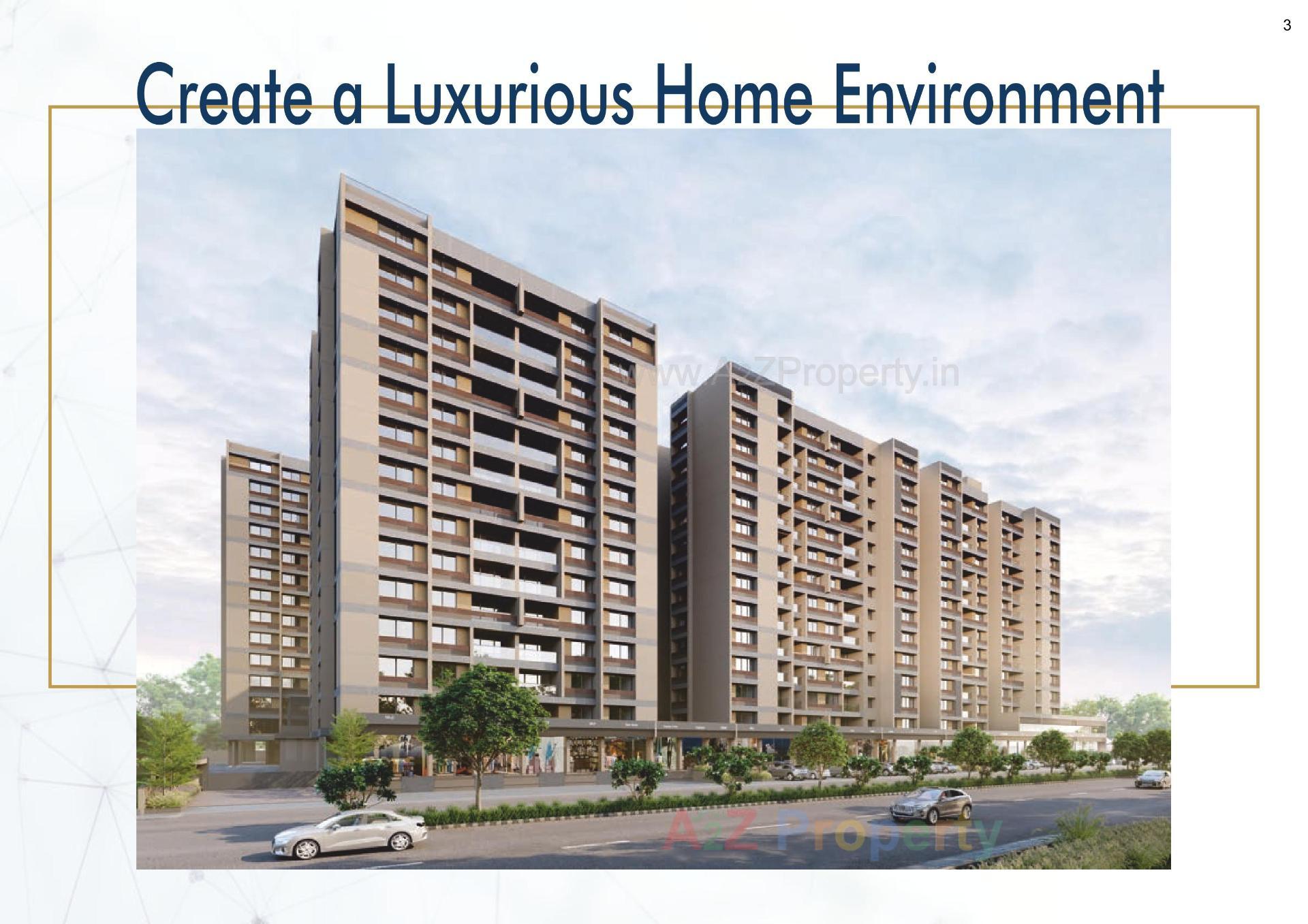 3D Elevation of real estate project Maitri Elevate located at Motera, Ahmedabad, Gujarat