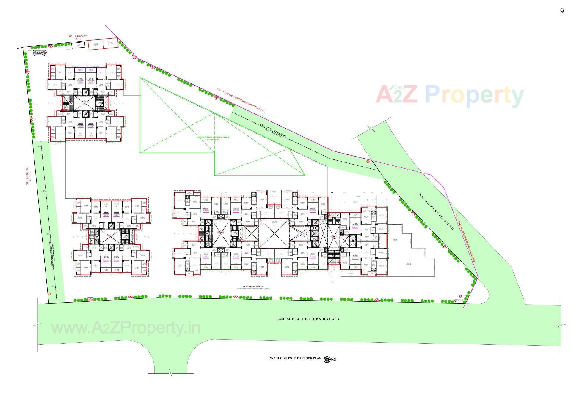  of real estate project Maitri Elevate located at Motera, Ahmedabad, Gujarat