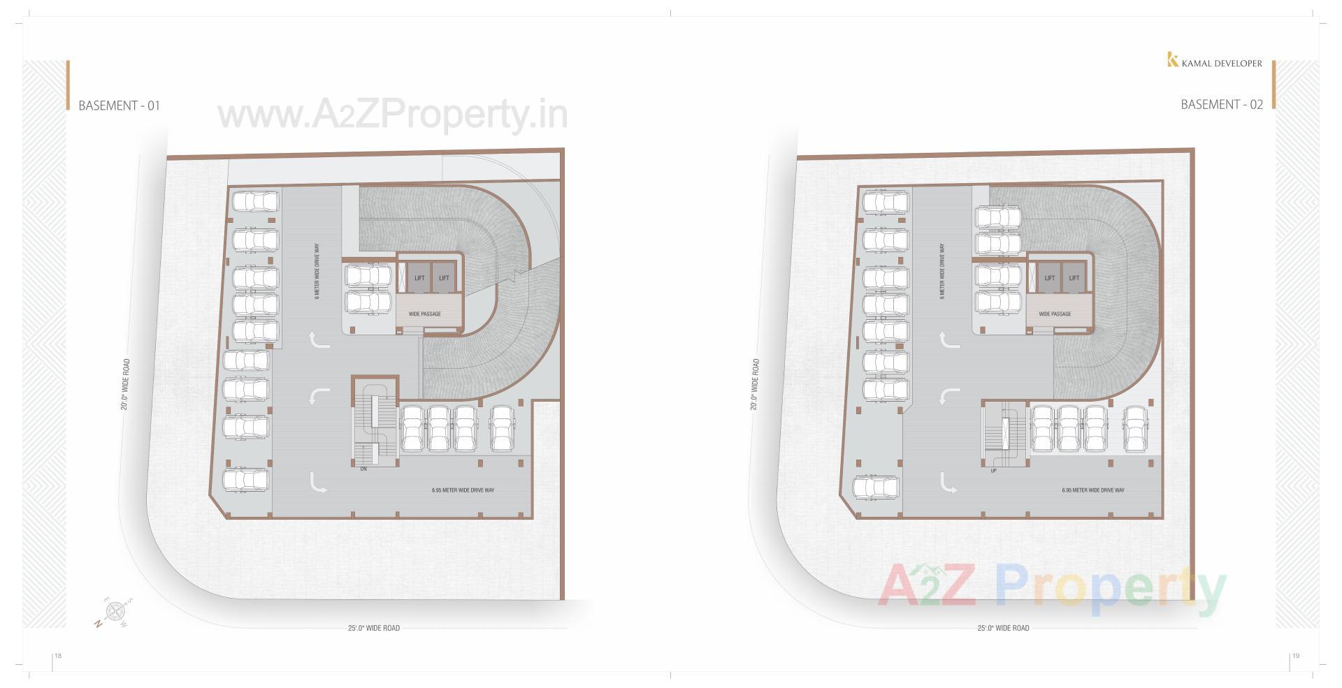 Layout of real estate project Majestic Square located at Sola, Ahmedabad, Gujarat