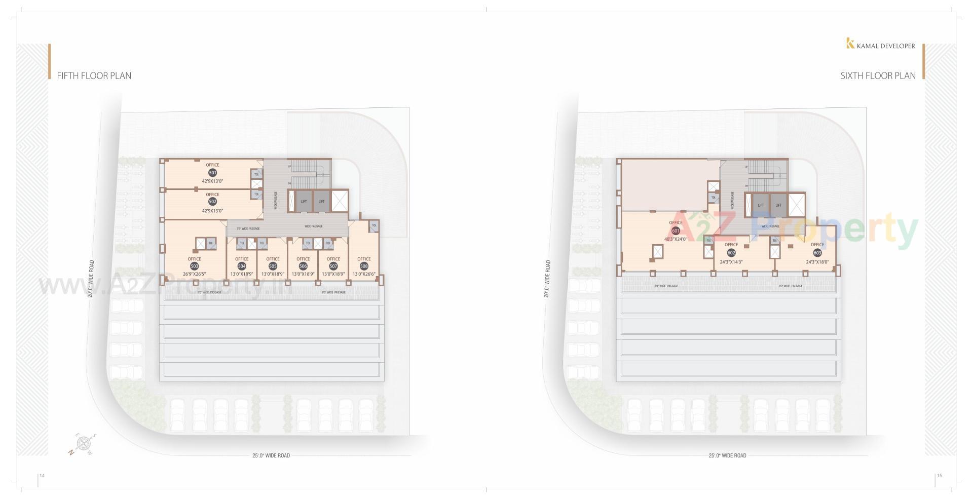 Layout of real estate project Majestic Square located at Sola, Ahmedabad, Gujarat