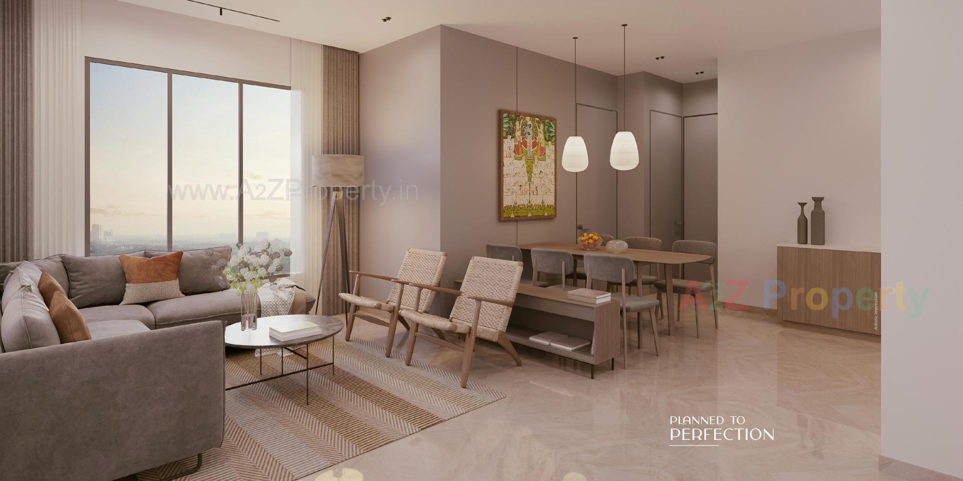 3D Elevation of real estate project Malabar Exotica located at Tragad, Ahmedabad, Gujarat