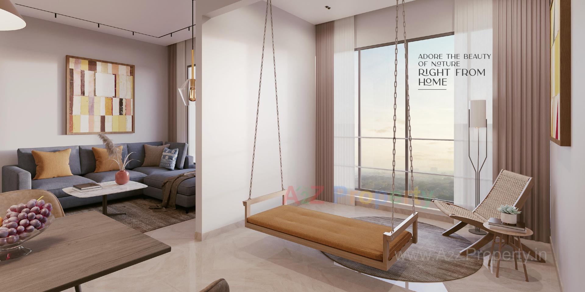 3D Elevation of real estate project Malabar Exotica located at Tragad, Ahmedabad, Gujarat