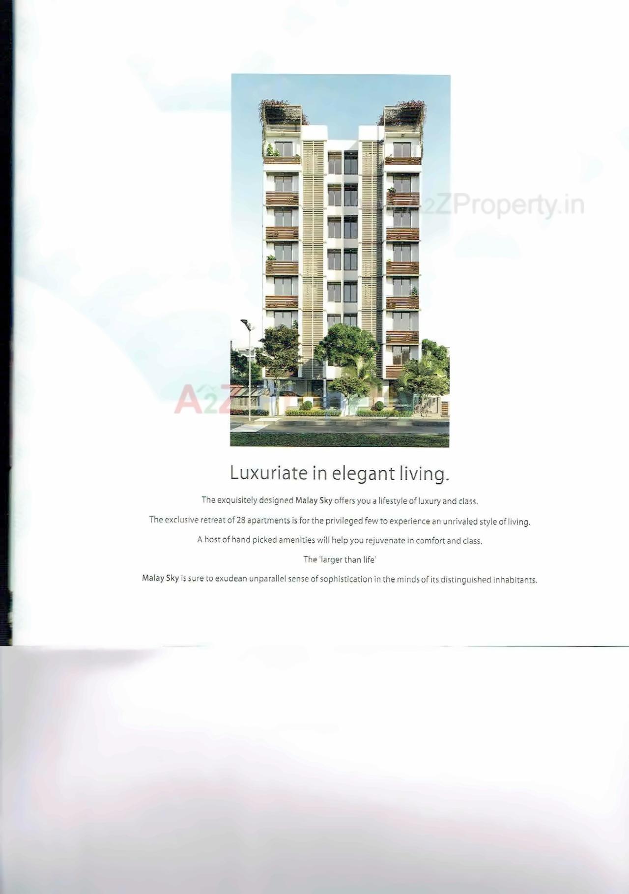  of real estate project Malay Sky located at Vadaj, Ahmedabad, Gujarat