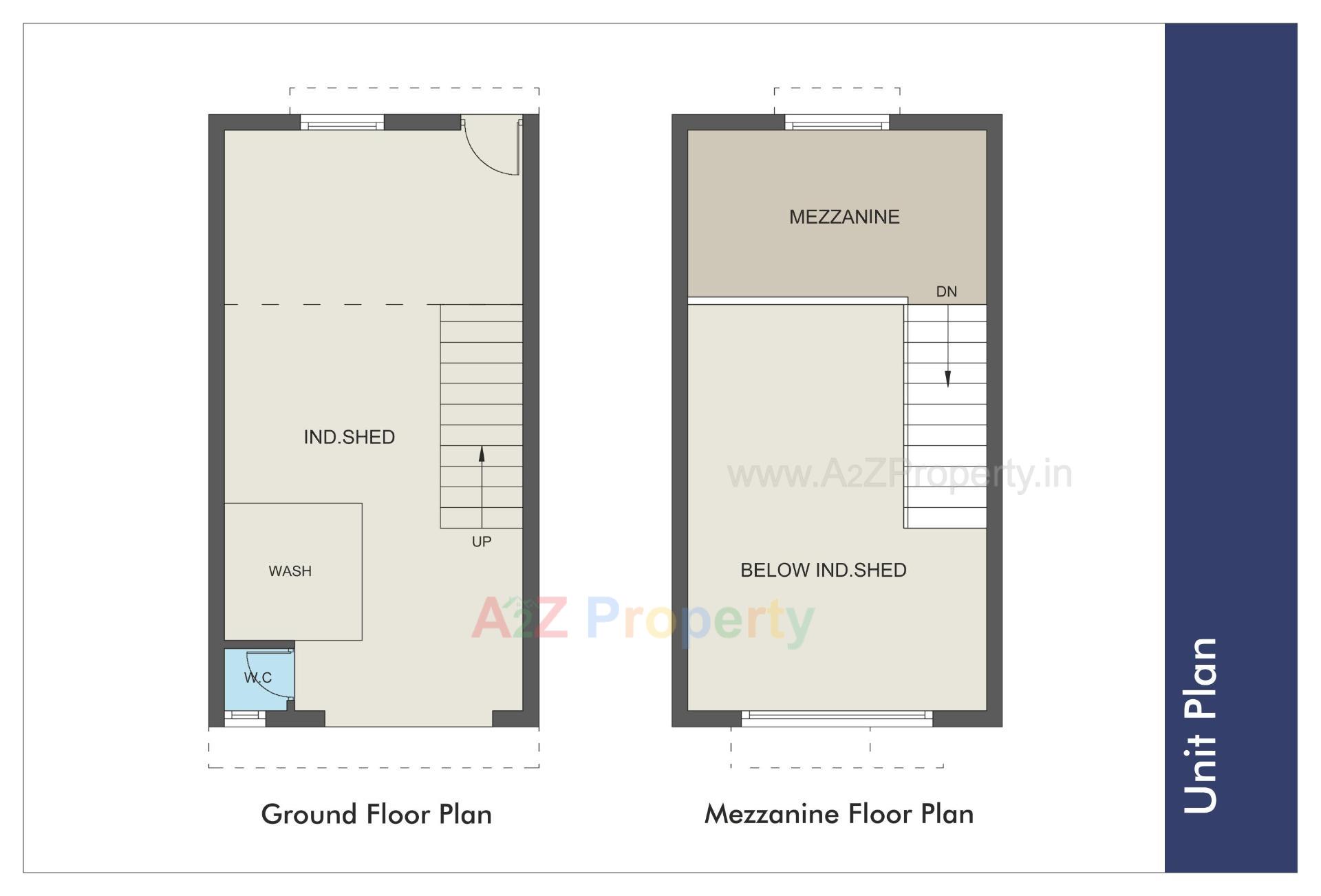 Layout of real estate project Malbar Industrial Estate located at Kathwada, Ahmedabad, Gujarat