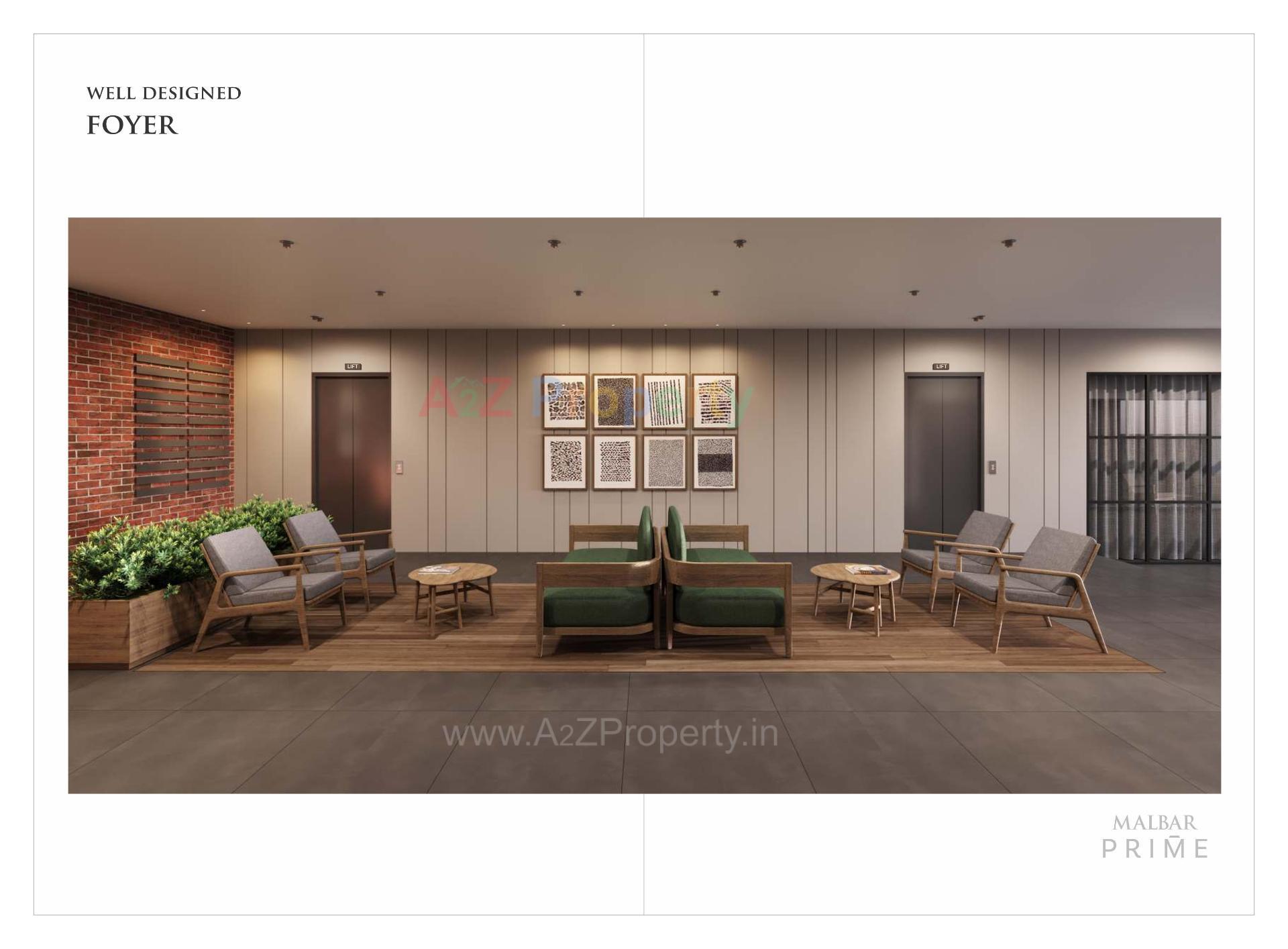 3D Elevation of real estate project Malbar Prime located at Nikol, Ahmedabad, Gujarat