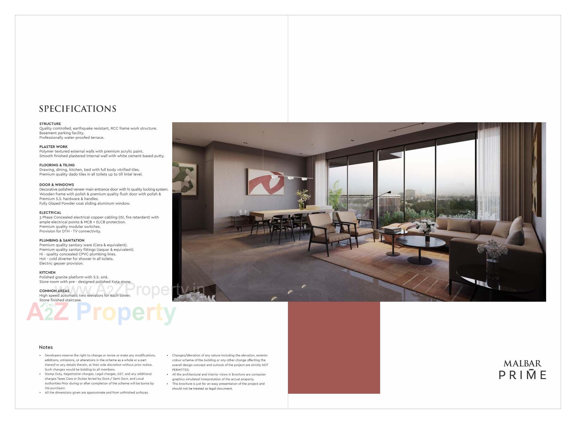 3D Elevation of real estate project Malbar Prime located at Nikol, Ahmedabad, Gujarat