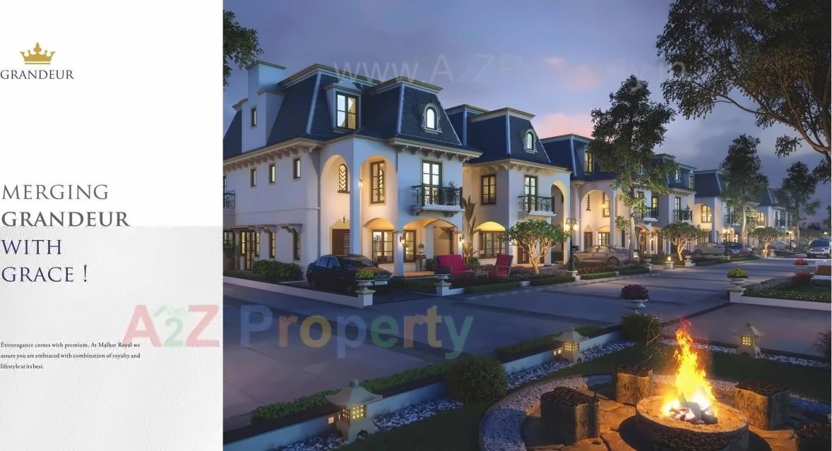 3D Elevation of real estate project Malbar Royal located at Nikol, Ahmedabad, Gujarat