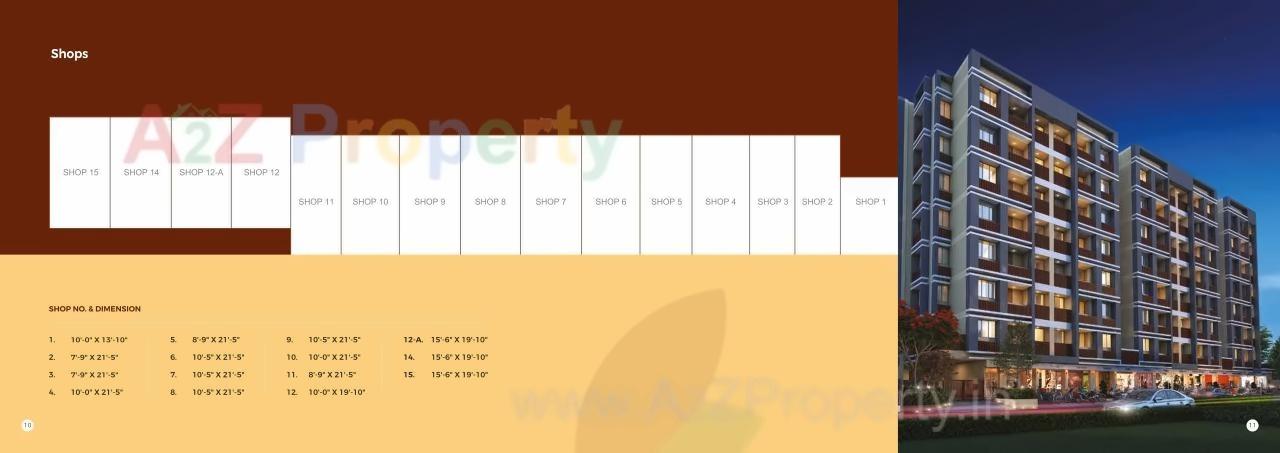 Layout of real estate project Malhar Greens located at Ghatlodiya, Ahmedabad, Gujarat