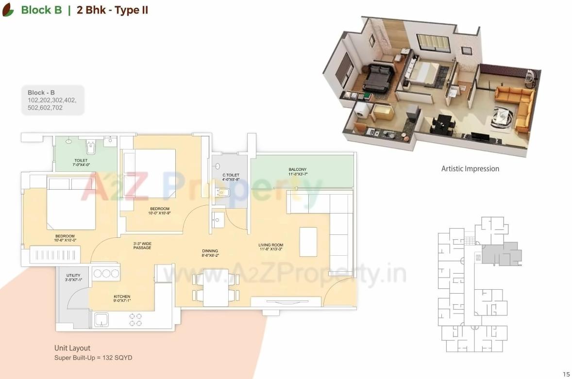 Layout of real estate project Malhar Greens located at Ghatlodiya, Ahmedabad, Gujarat