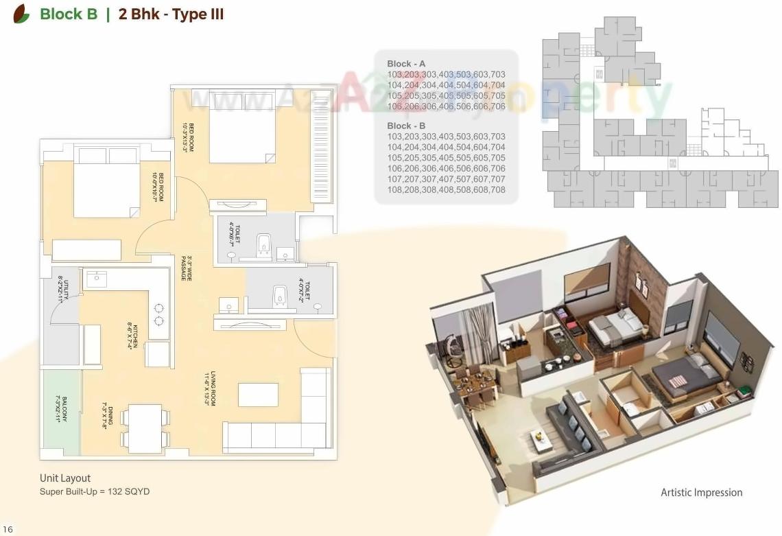 Layout of real estate project Malhar Greens located at Ghatlodiya, Ahmedabad, Gujarat