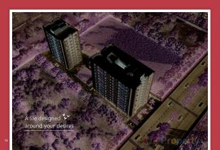 Elevation of real estate project Malhar Residency located at Chiloda, Ahmedabad, Gujarat