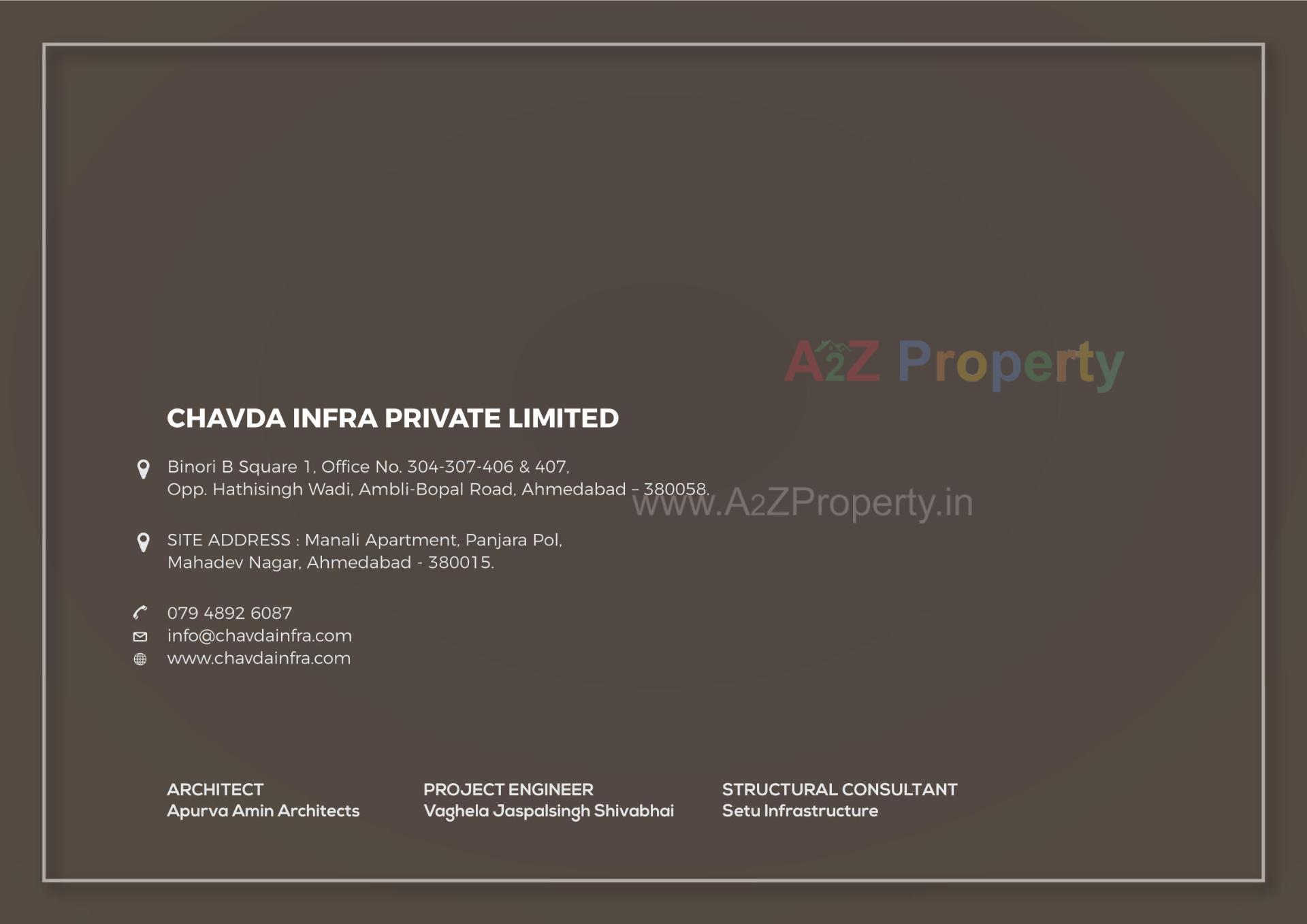  of real estate project Manali Apartments located at Vastrapur, Ahmedabad, Gujarat