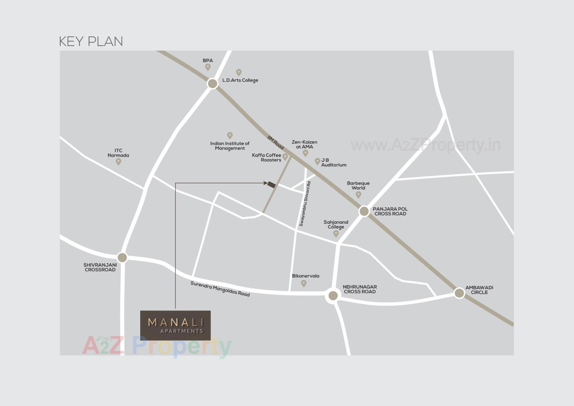  of real estate project Manali Apartments located at Vastrapur, Ahmedabad, Gujarat