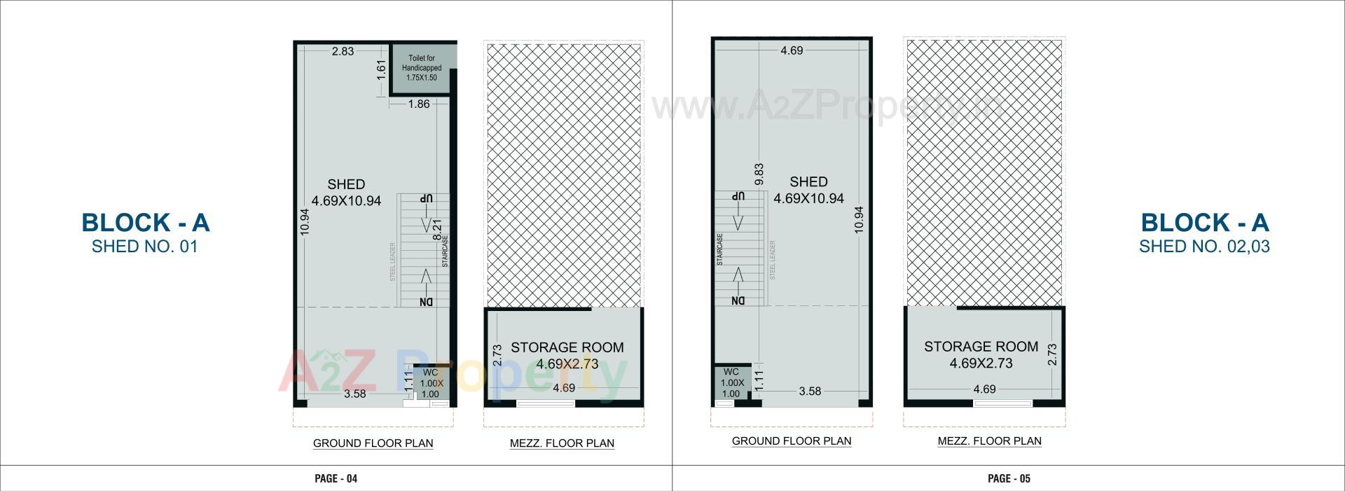 Layout of real estate project Mangalmurti Industrial Estate located at Bhuvaldi, Ahmedabad, Gujarat