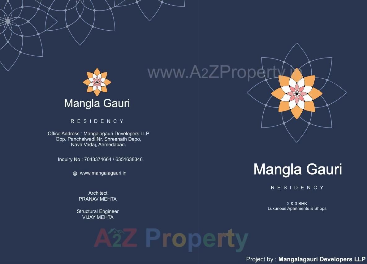  of real estate project Mangla Gauri Residency located at Vadaj, Ahmedabad, Gujarat