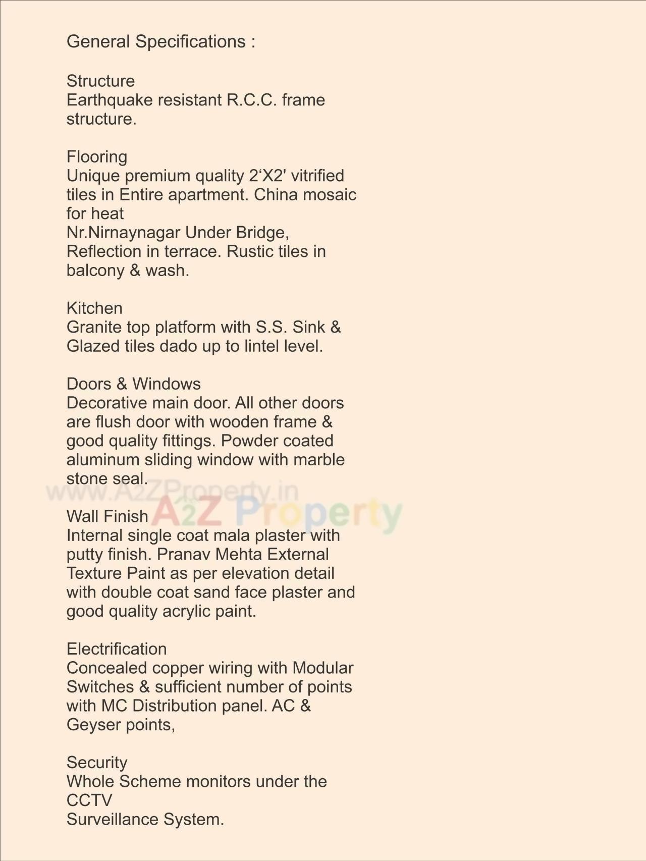 Project Specifications