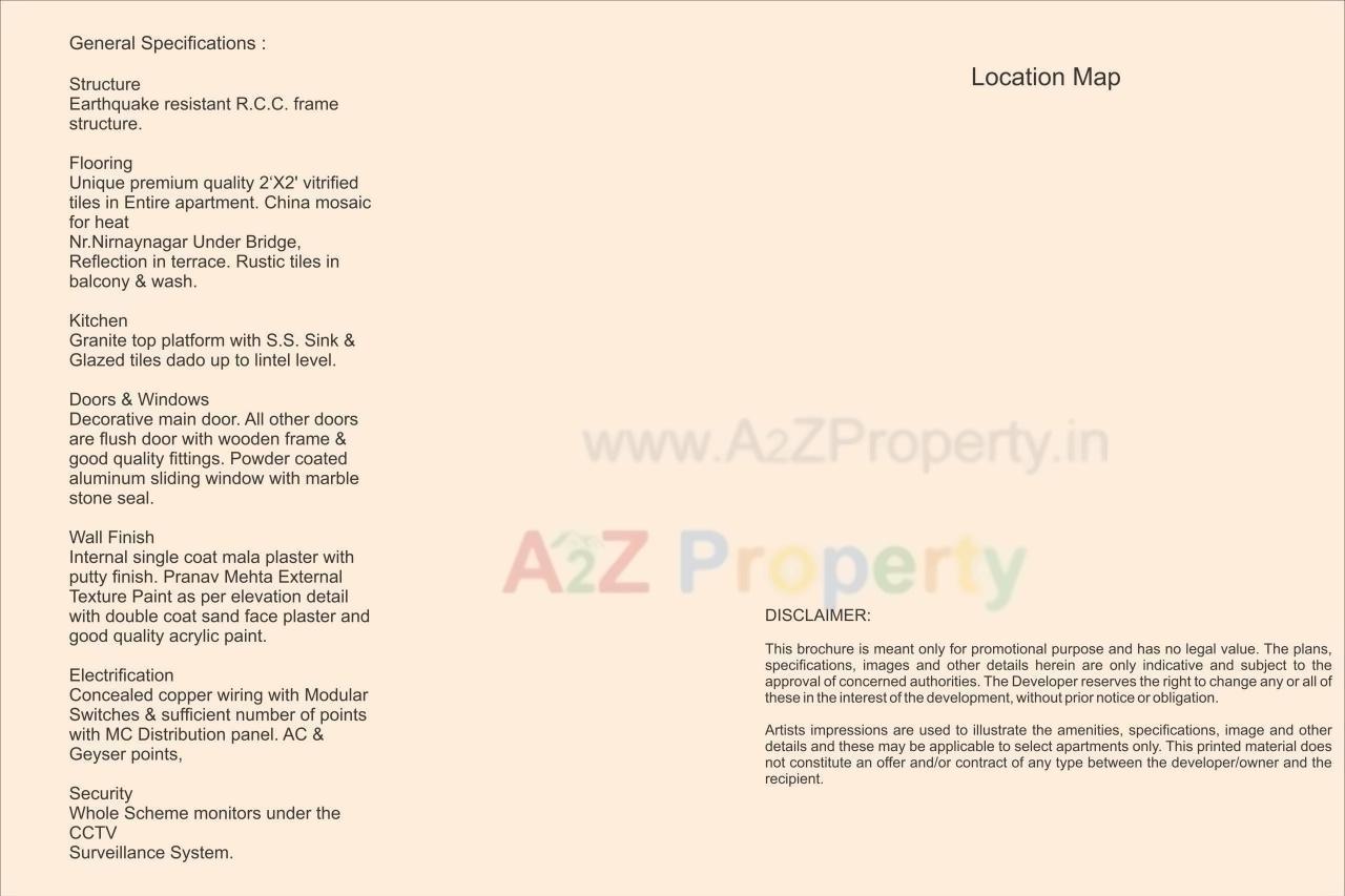  of real estate project Mangla Gauri Residency located at Vadaj, Ahmedabad, Gujarat