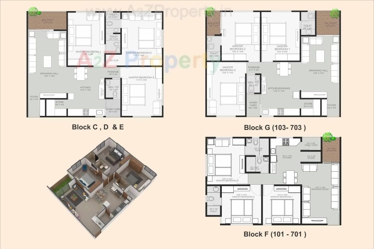 Layout of real estate project Mangla Gauri Residency located at Vadaj, Ahmedabad, Gujarat
