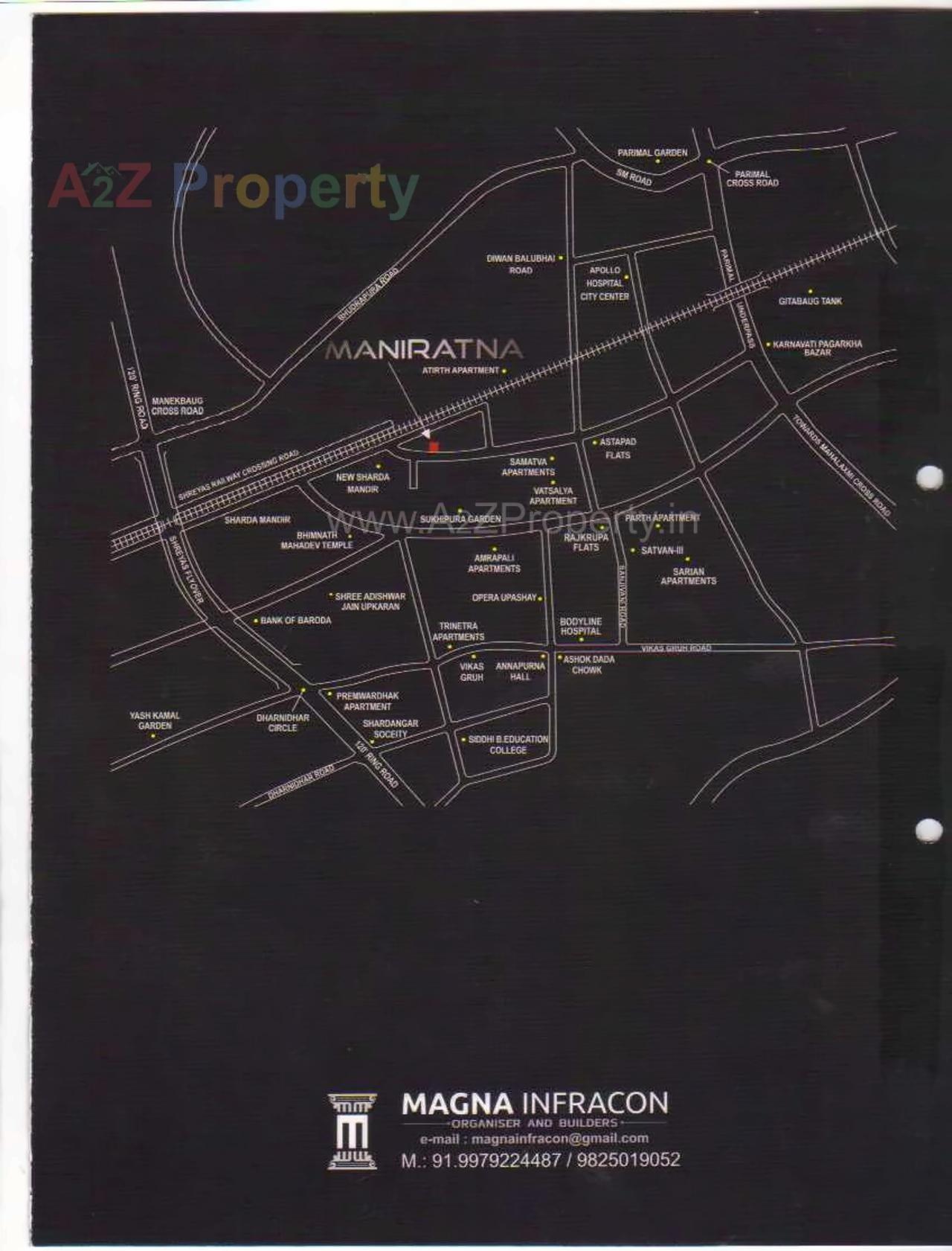  of real estate project Maniratna located at Paldi, Ahmedabad, Gujarat