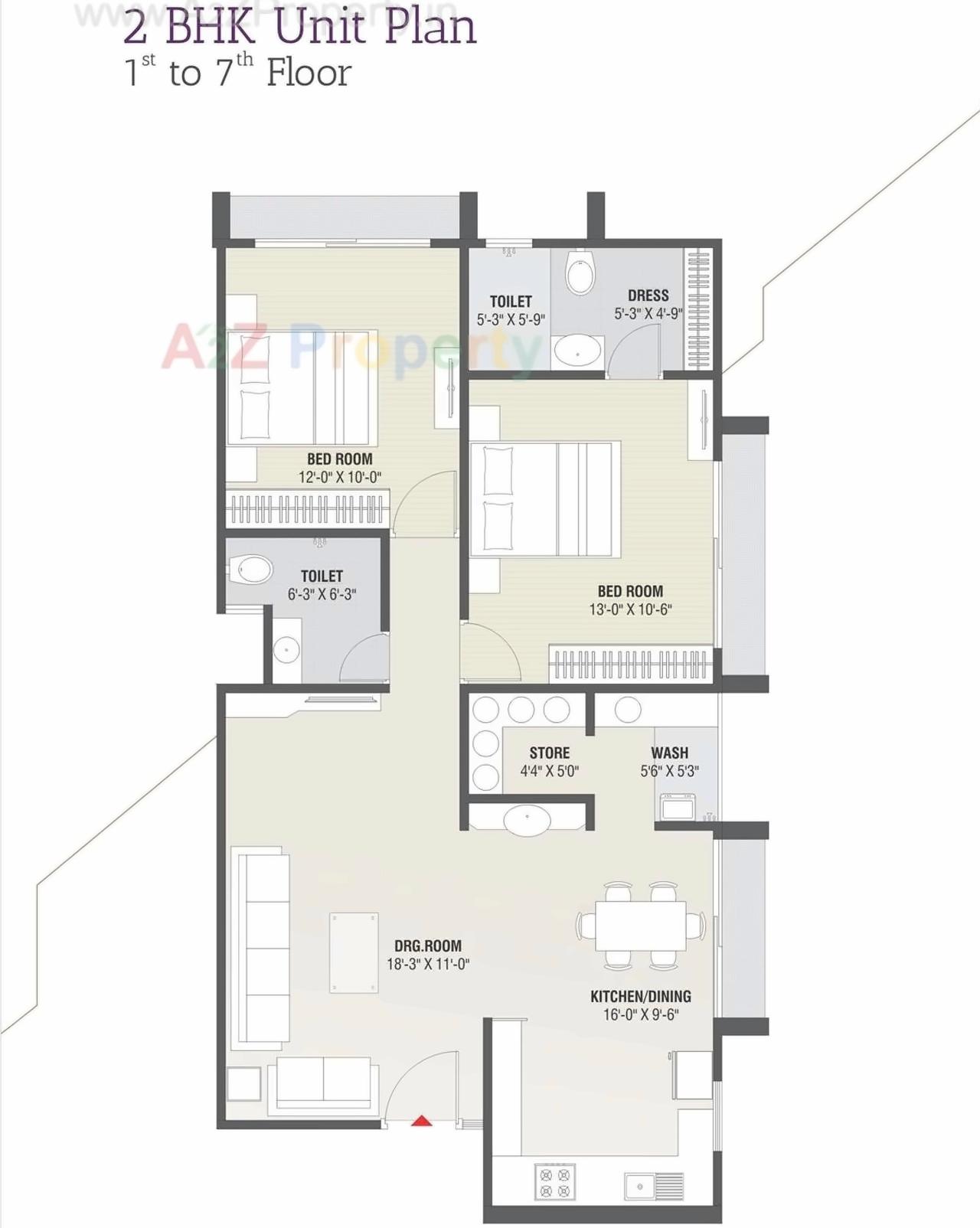 Layout of real estate project Mann Exotica located at Bopal, Ahmedabad, Gujarat