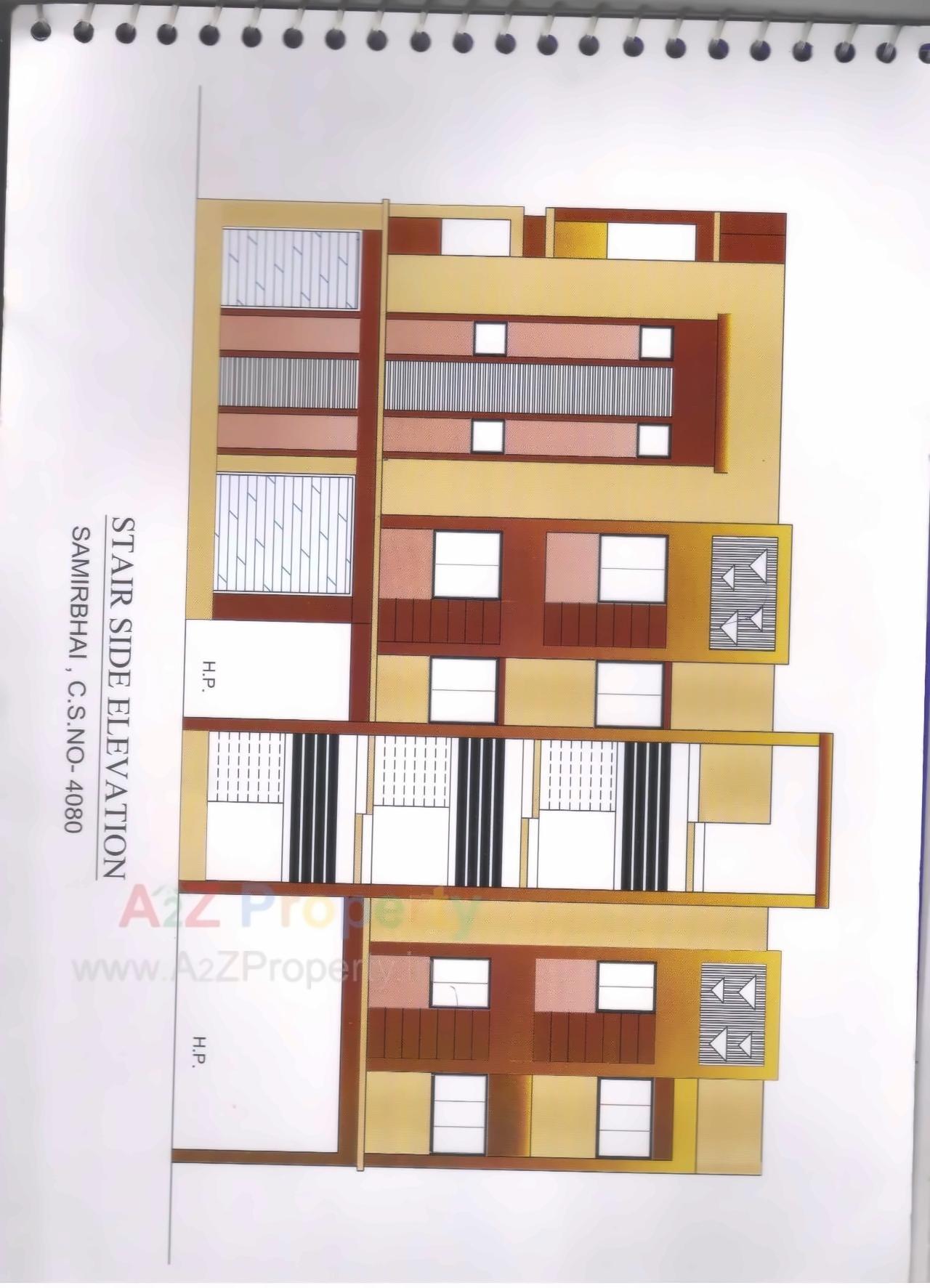 Layout of real estate project Mann Royal located at Sardarnagar, Ahmedabad, Gujarat