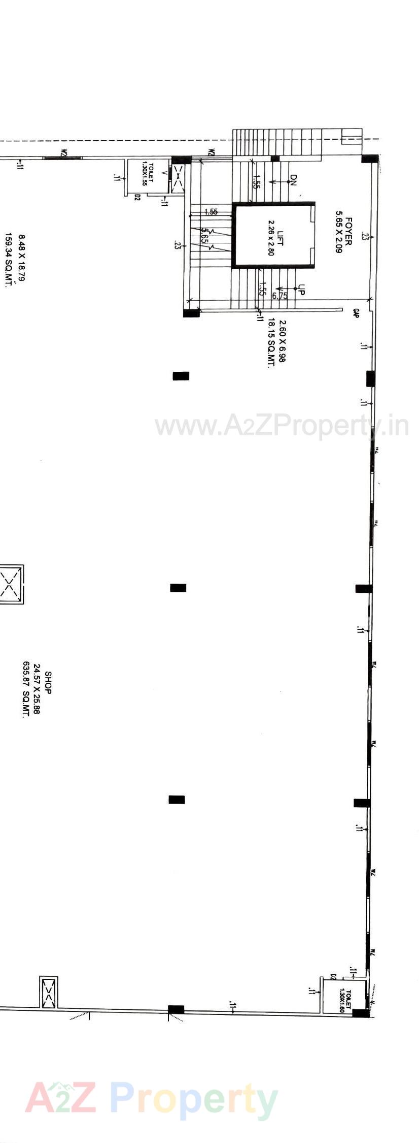Layout of real estate project Mann Trade Square located at Ahmedabad, Ahmedabad, Gujarat