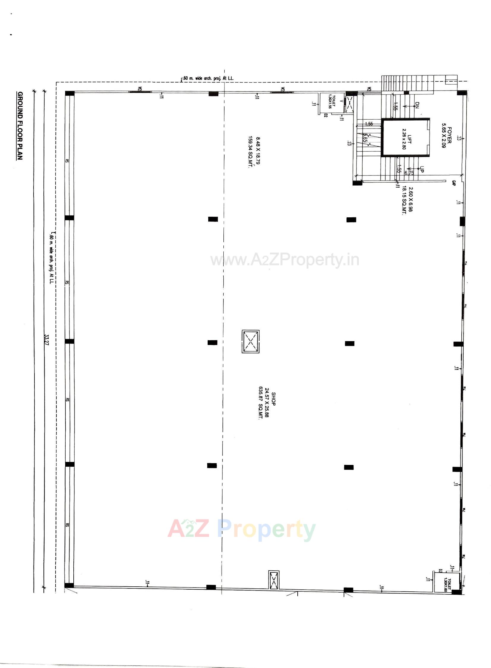 Layout of real estate project Mann Trade Square located at Ahmedabad, Ahmedabad, Gujarat