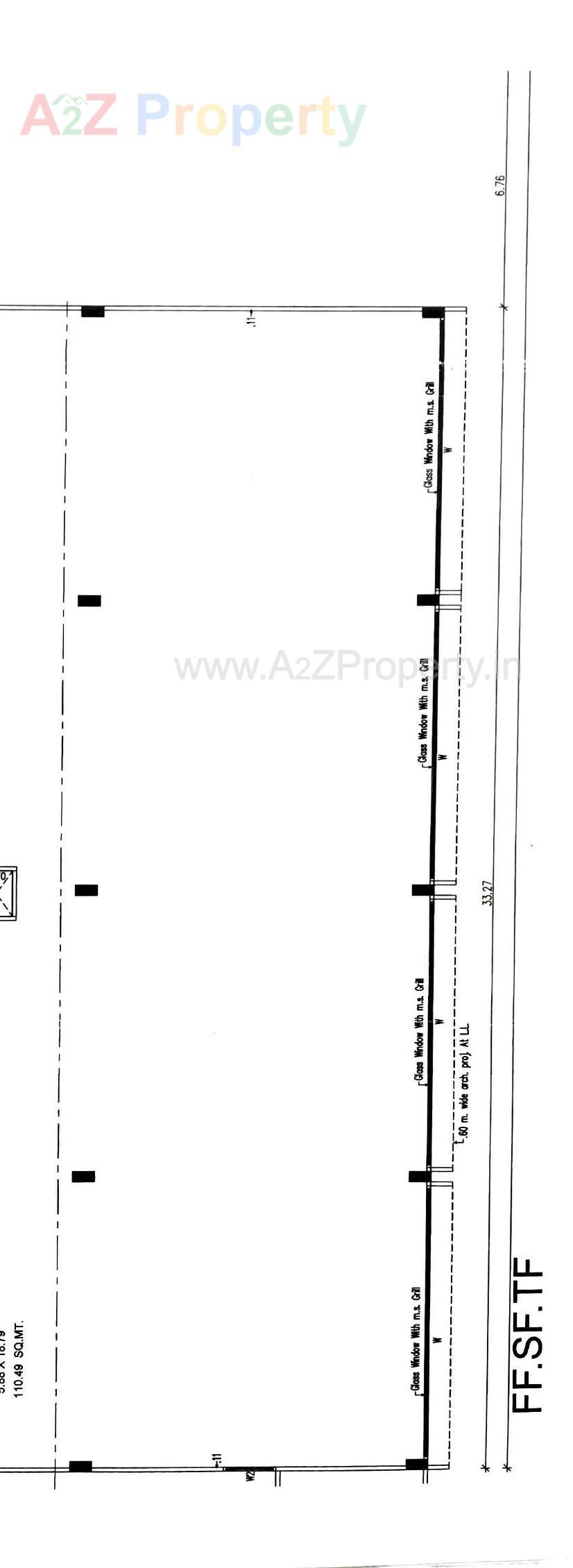 Layout of real estate project Mann Trade Square located at Ahmedabad, Ahmedabad, Gujarat