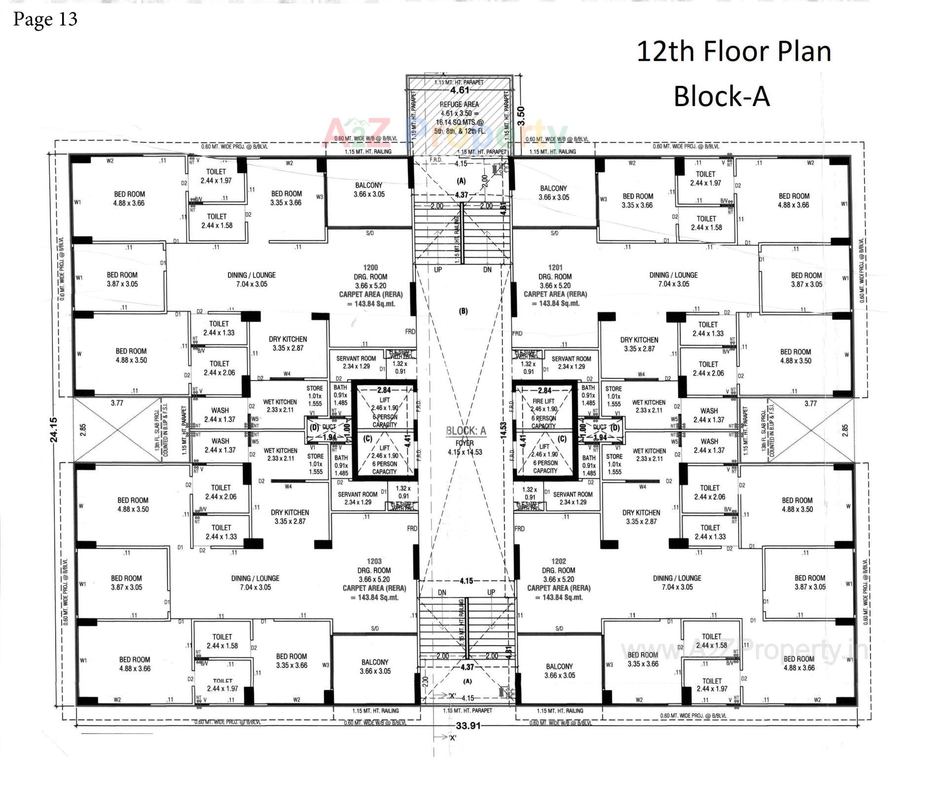 Layout of real estate project Manor Ananda located at Jodhpur, Ahmedabad, Gujarat