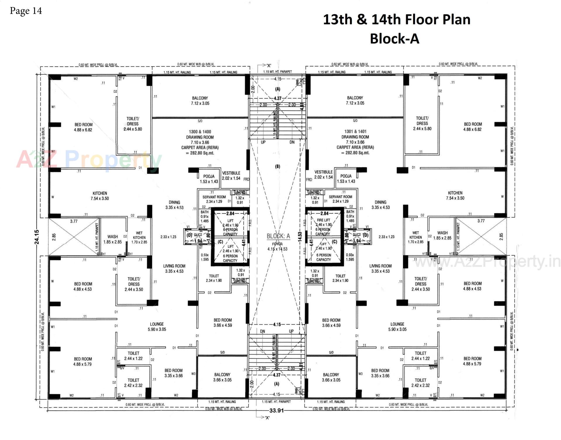 Layout of real estate project Manor Ananda located at Jodhpur, Ahmedabad, Gujarat