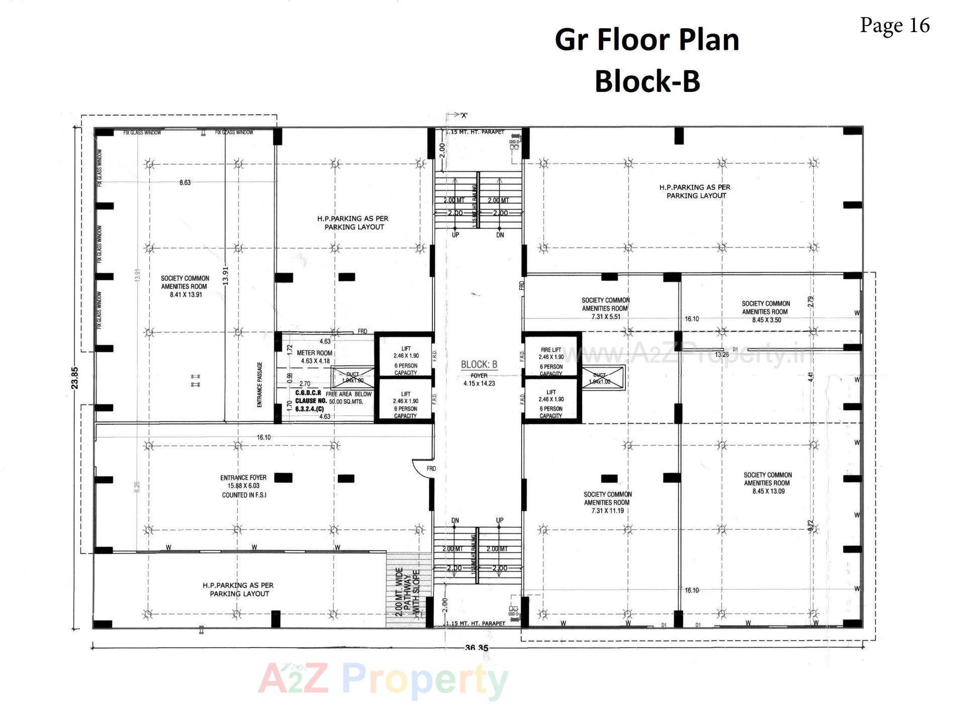 Layout of real estate project Manor Ananda located at Jodhpur, Ahmedabad, Gujarat