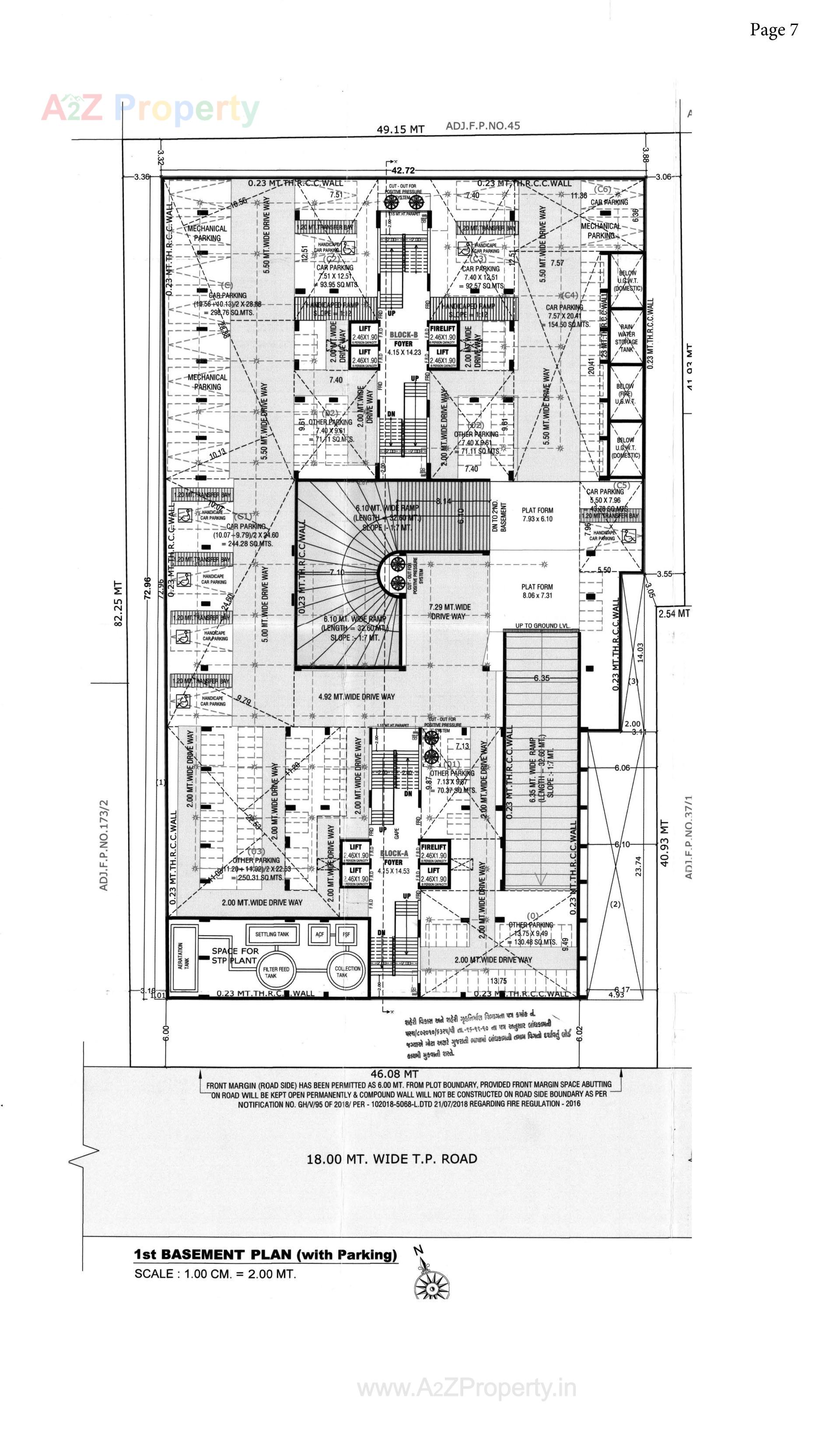 Layout of real estate project Manor Ananda located at Jodhpur, Ahmedabad, Gujarat