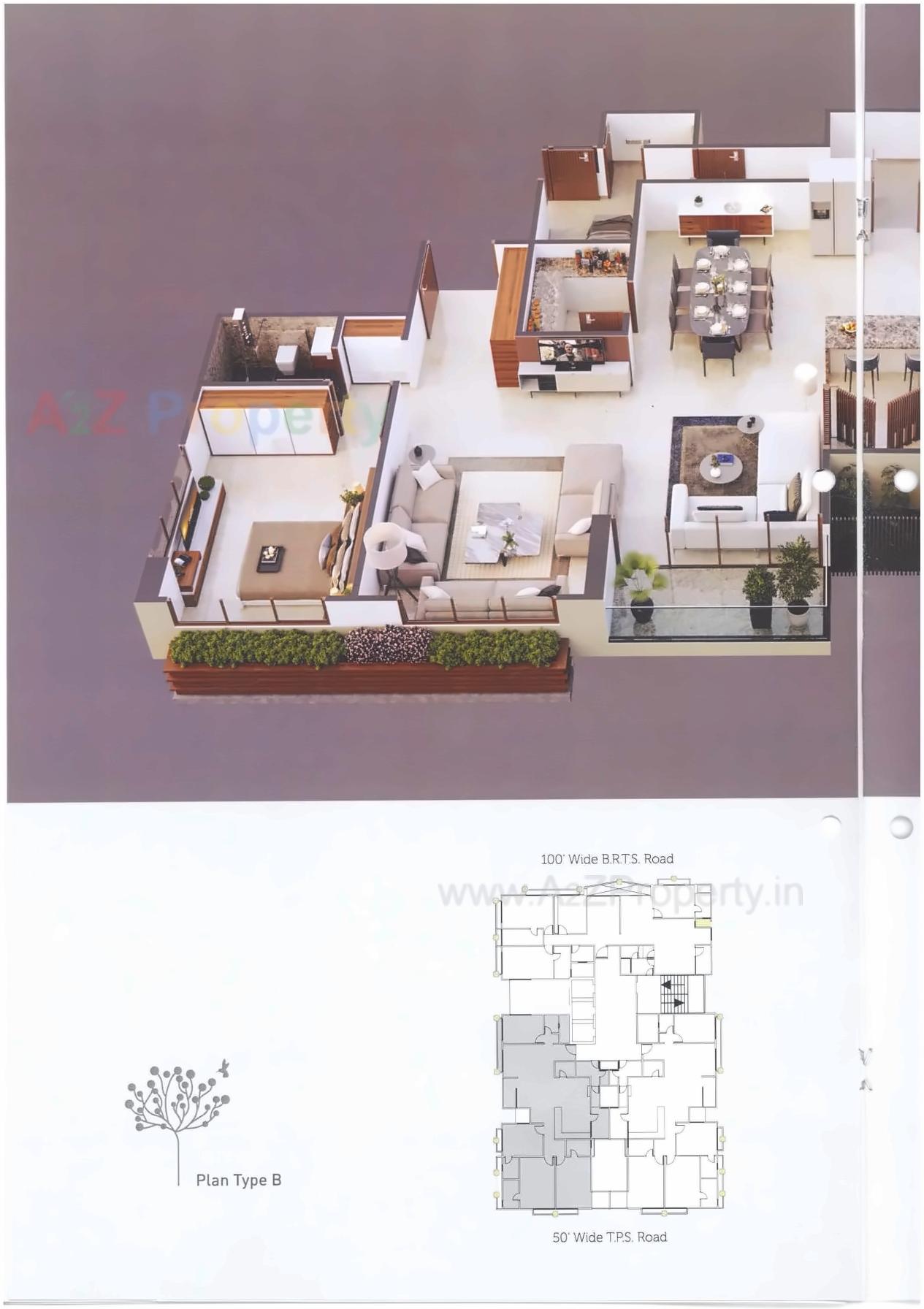 Layout of real estate project Manor Greenz located at Chadavad, Ahmedabad, Gujarat