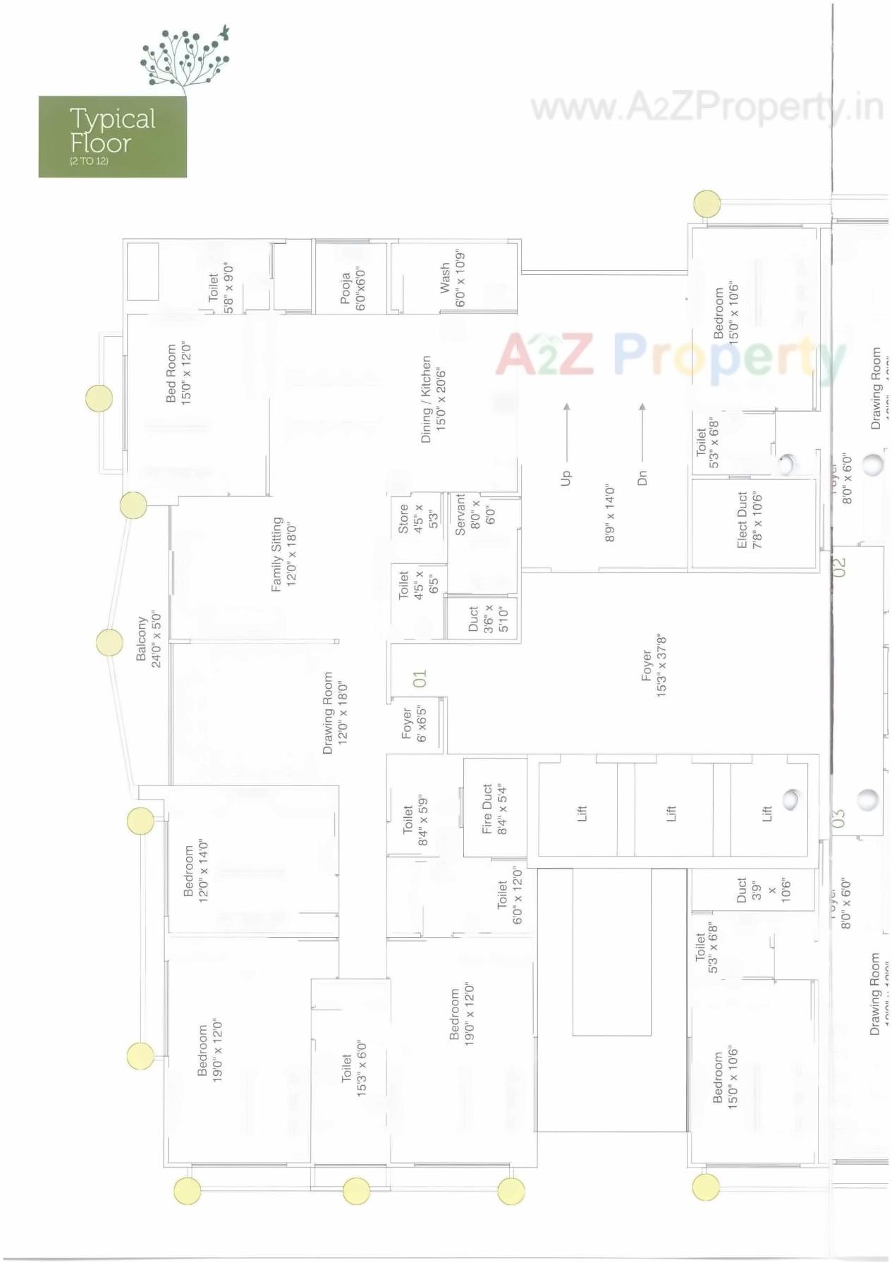 Layout of real estate project Manor Greenz located at Chadavad, Ahmedabad, Gujarat