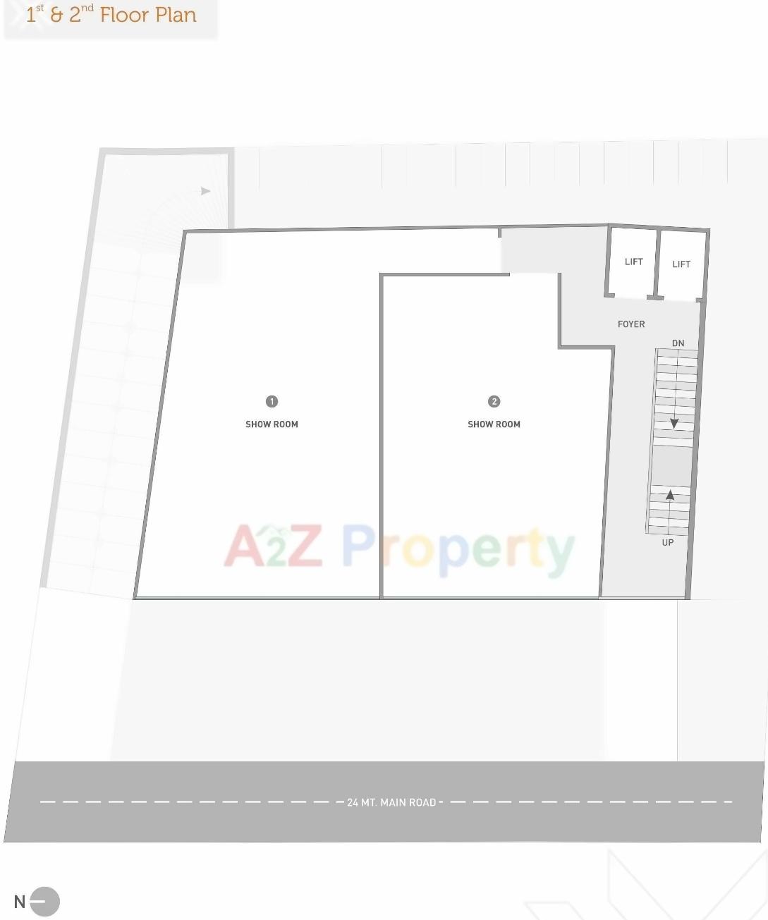 Layout of real estate project Manor Maxx located at Changispur, Ahmedabad, Gujarat