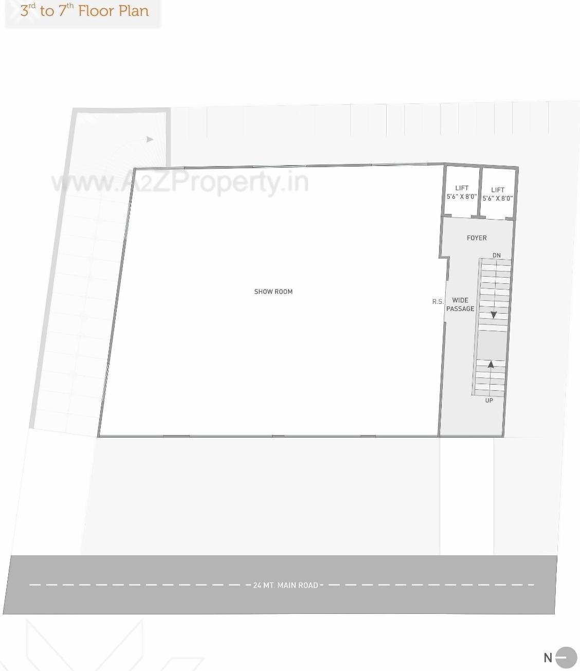 Layout of real estate project Manor Maxx located at Changispur, Ahmedabad, Gujarat