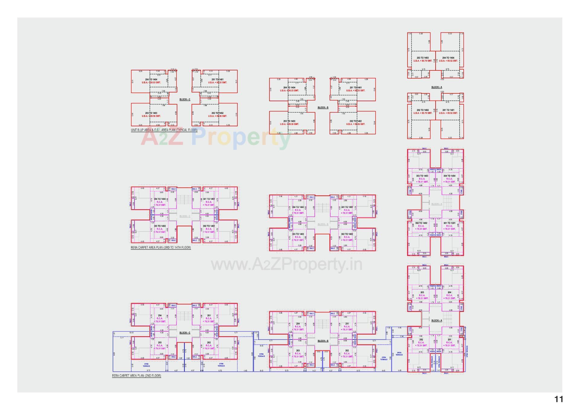Layout of real estate project Mansi Empire located at Ahmedabad, Ahmedabad, Gujarat