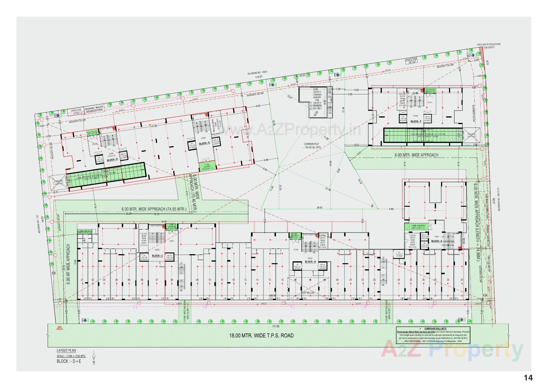 Layout of real estate project Mansi Empire located at Ahmedabad, Ahmedabad, Gujarat